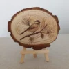 World of Books and Coffee – Enchanting Pyrography Wooden Décor - Image 2